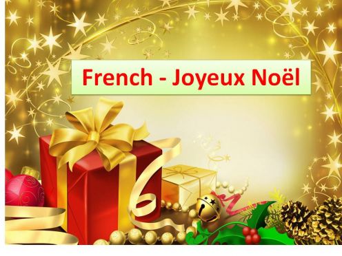 Day 322 – Merry Christmas: French | MyGratitudeLife